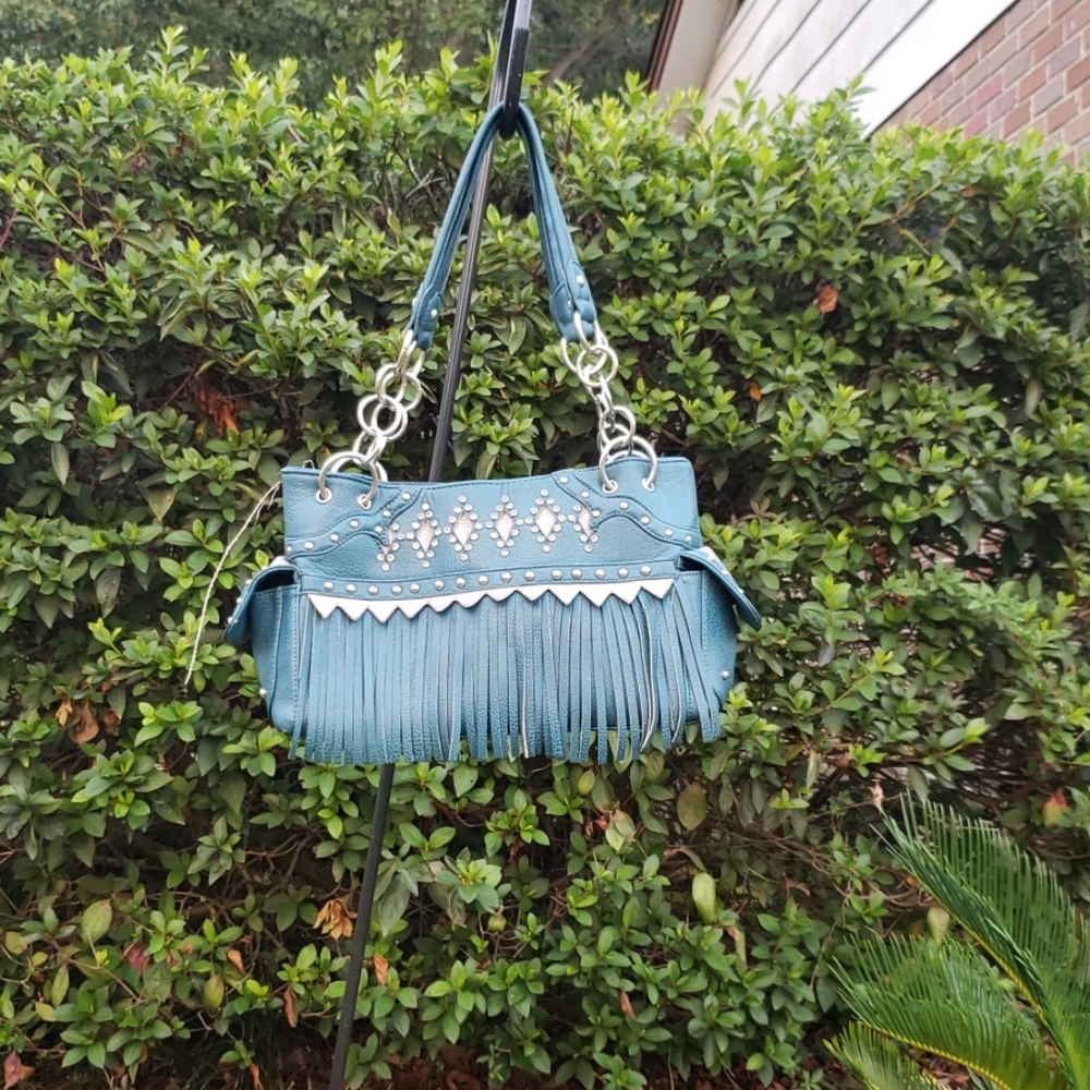 Western style concealed carry purse